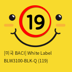 [미국 BACI] White Label  BLW3100-BLK-Q (119)