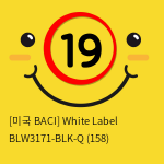 [미국 BACI] White Label BLW3171-BLK-Q (158)