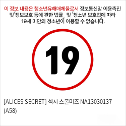 [ALICES SECRET] 섹시 스쿨미즈 NA13030137 (A58)