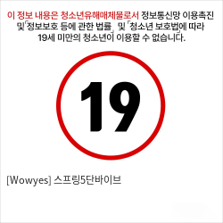 [Wowyes] 스프링5단바이브