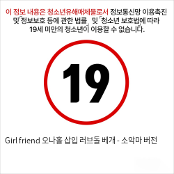 Girl friend 오나홀 삽입 러브돌 베개 - 소악마 버전